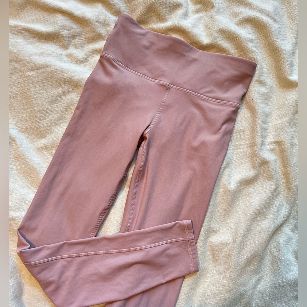 light pink fabletics leggings